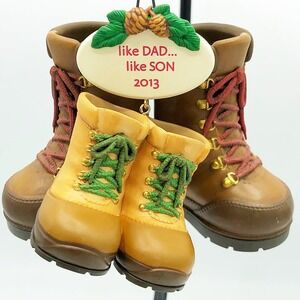 Like Dad, Like Son 2013 Hallmark Ornament Hiking Boots